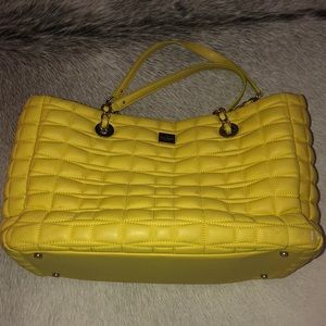 Kate Spade Yellow Quilt Purse